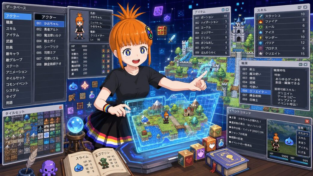 ツクールMZ入門 Vol.1｜基本操作・データベース編